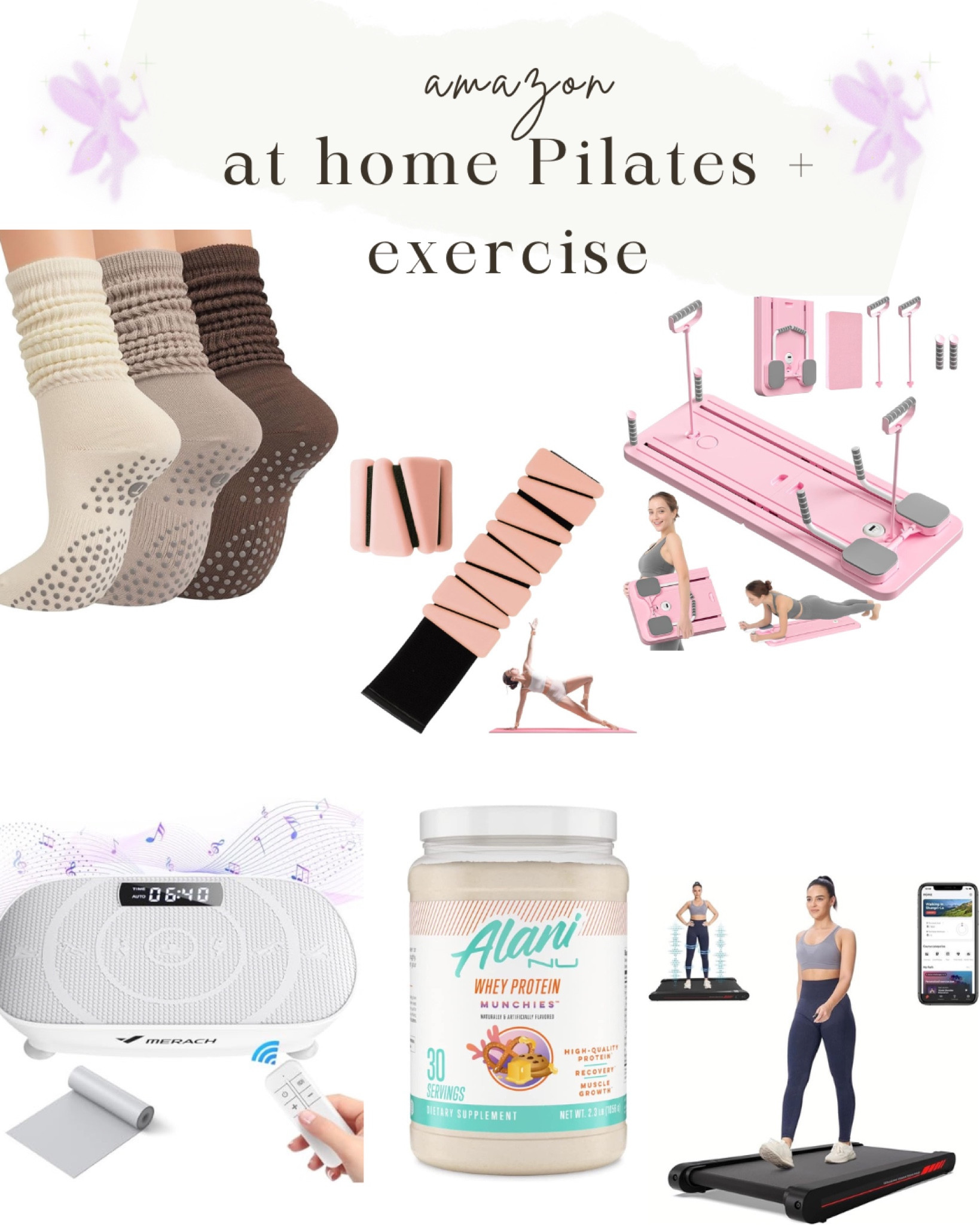 My favorite at home workout items for Pilates, barre, and cardio 

#LTKHome #LTKFamily #LTKActive