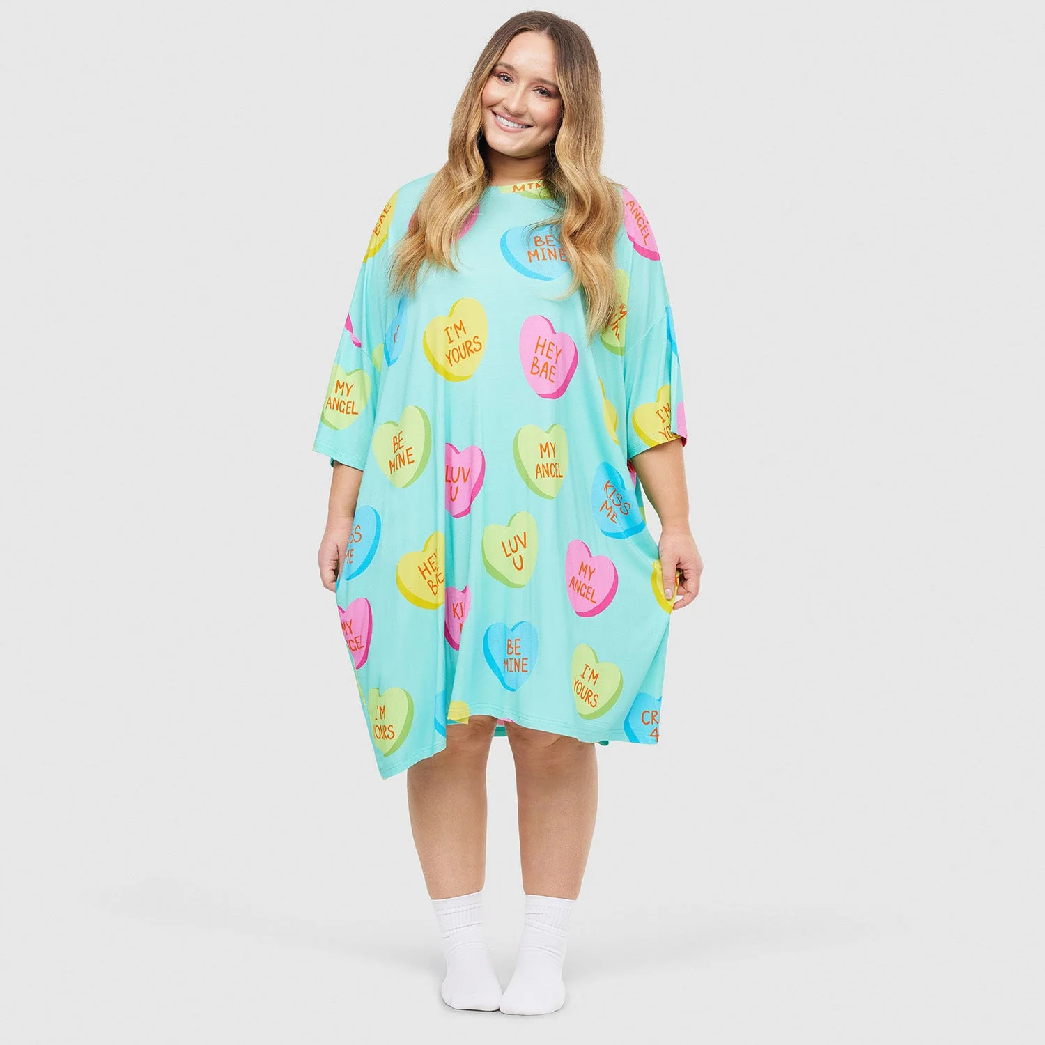 Love Heart Candies Sleep Tee | The Oodie AU