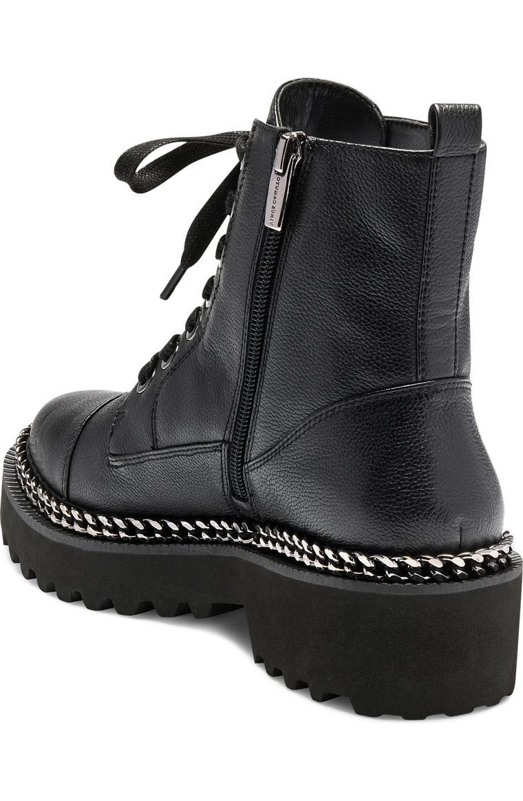 Mindinta Chain Trim Combat Boot | Nordstrom