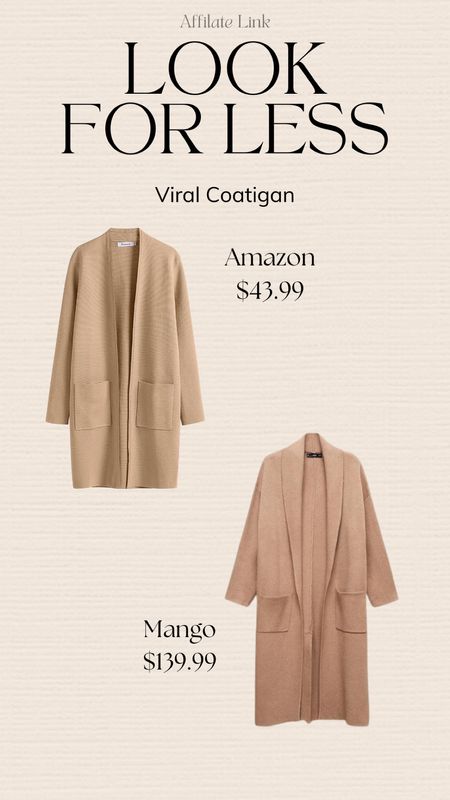 Viral coatigan look for less!  So cute and perfect for layering and traveling! 

#LTKmidsize #LTKunder50