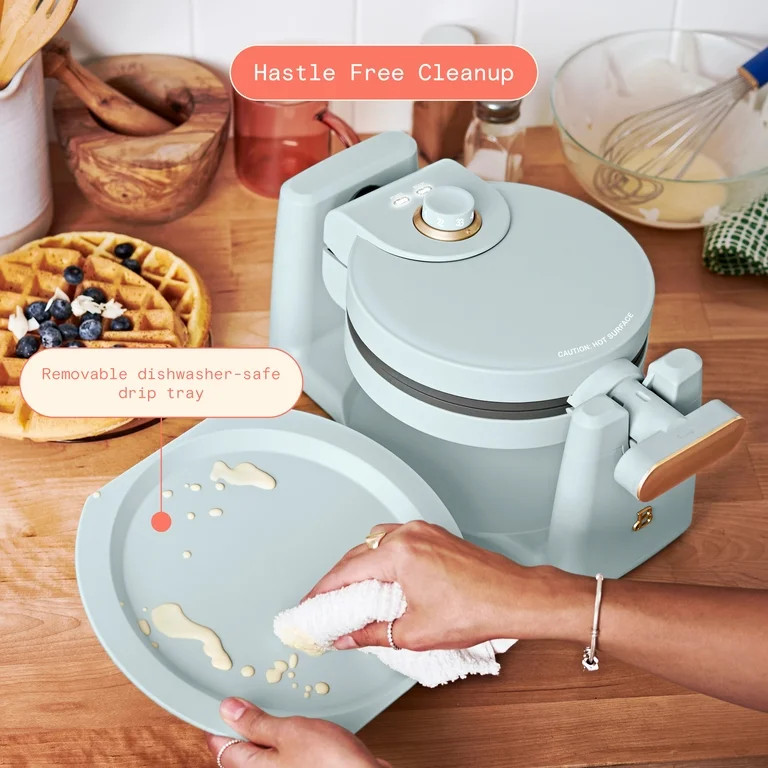 Beautiful Rotating Belgian Waffle Maker, Hydrangea by Drew Barrymore | Walmart (US)