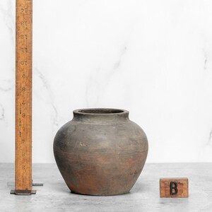 Small / Medium Vintage Black Grey Pots {No Handles) (Free Shipping) | Etsy (US)