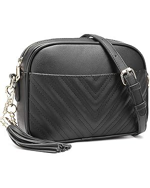 lola mae Quilted Crossbody Bag, Trendy Design Shoulder Purse | Amazon (US)