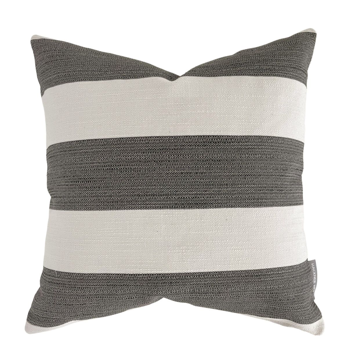 Cabana Gray | Outdoor Pillow Cover (ON THE SHELF) | Hackner Home (US)