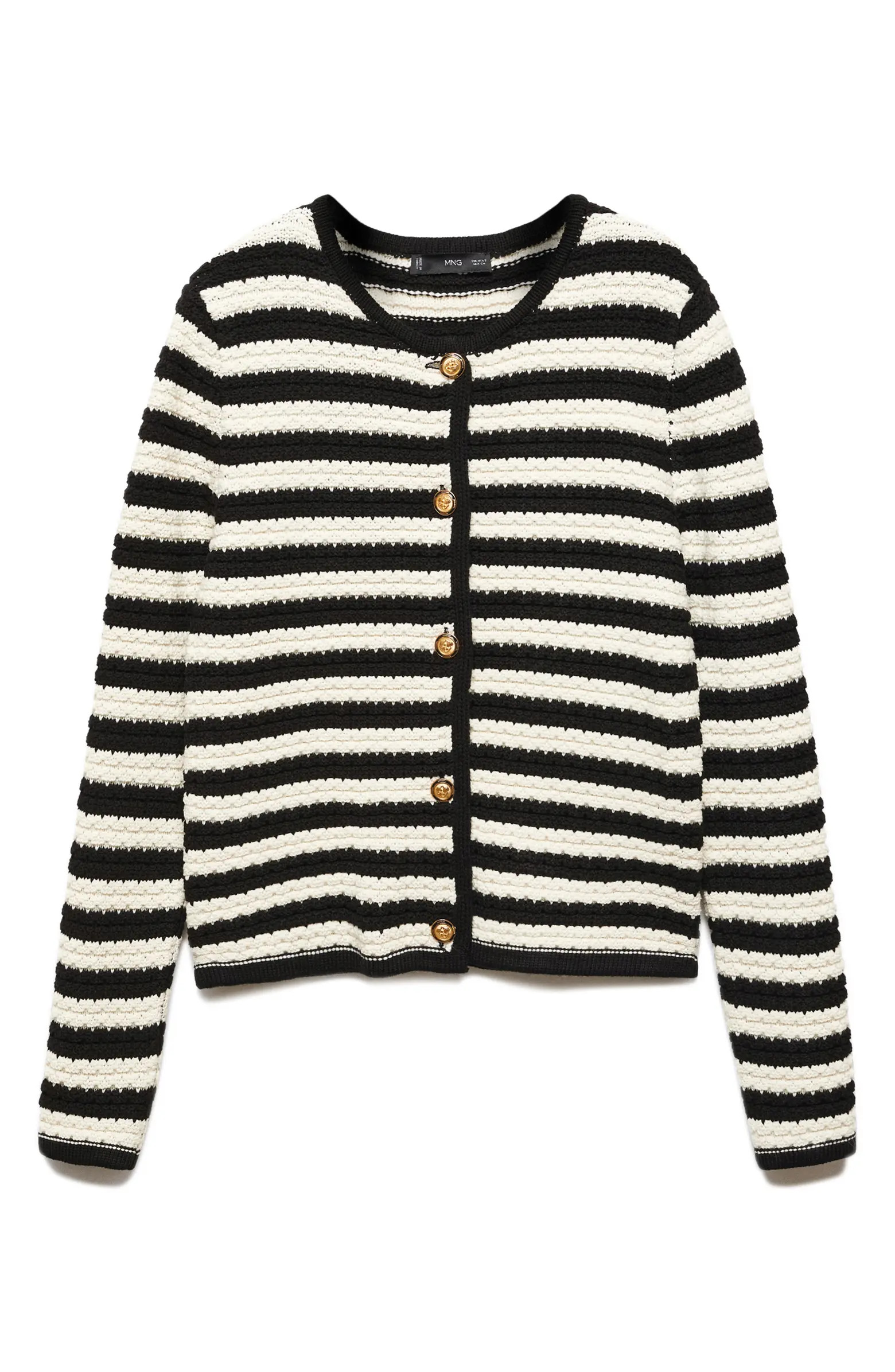 MANGO Stripe Cardigan | Nordstrom | Nordstrom