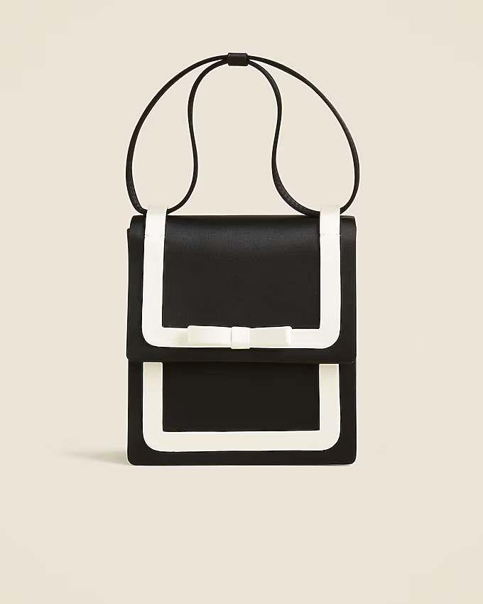 Collection small bow bag in satin | J. Crew US