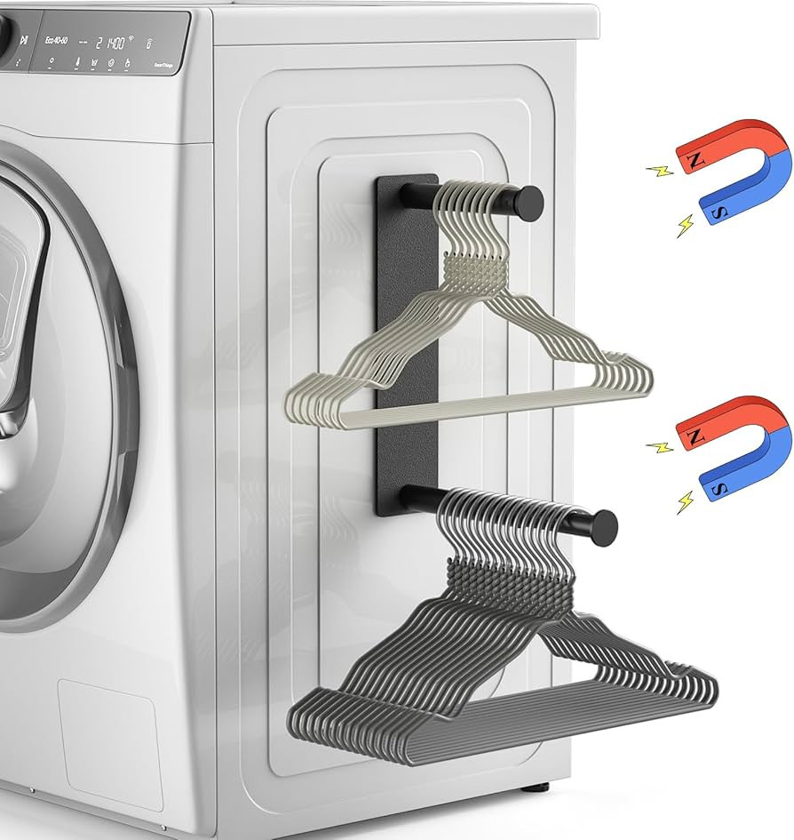 MFTEK Hanger Organizer Stacker, Magnetic Hanger Holder, Extendable Hangers Storage Rack for Washi... | Amazon (US)