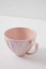 ANTHROPOLOGIE Luster Latte Mug Pink Iridescent Coffee Tea Cup New in Box | eBay | eBay US