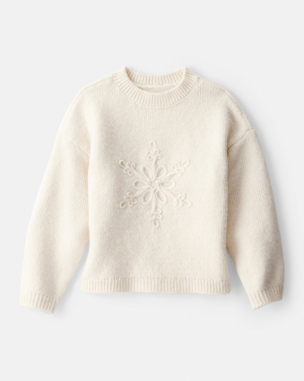 Toddler Girl Snowflake Long-Sleeve Sweater - Cream - OshKosh B'gosh | Carter's | Carter's Inc