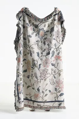 Tales Cotton Woven Throw Blanket | Anthropologie (US)