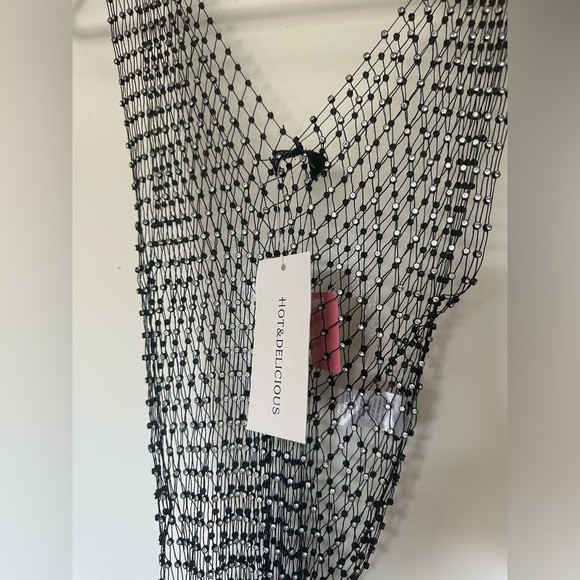 Net rhinestone body suit NWT | Poshmark
