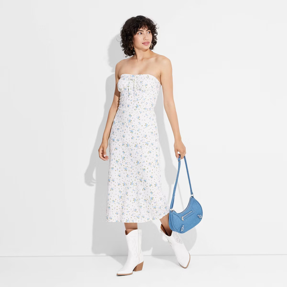 Women's Linen Tube Corset Bodycon Dress - Wild Fable™ | Target