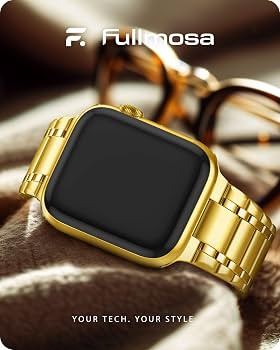 Fullmosa Bands Compatible with Apple Watch Band 41mm 40mm 38mm, Stainless Steel iWatch Band with ... | Amazon (US)
