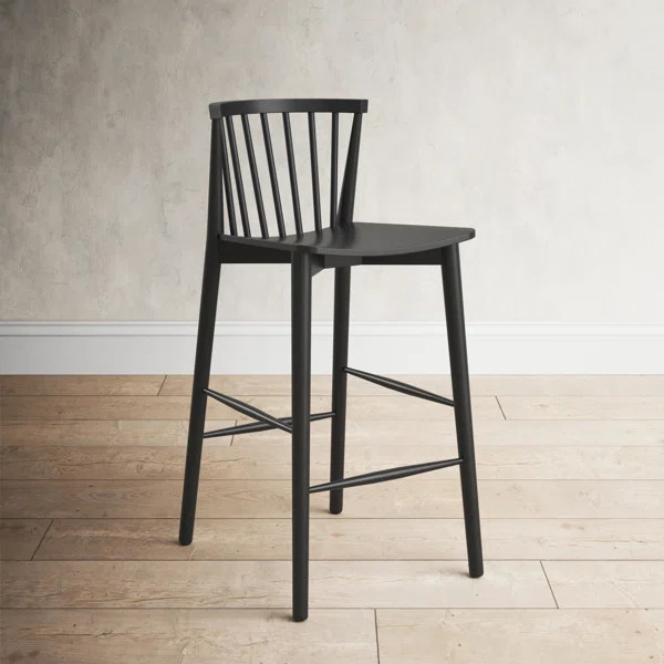 Tybee 26.25'' Solid Wood Counter Stool | Wayfair North America
