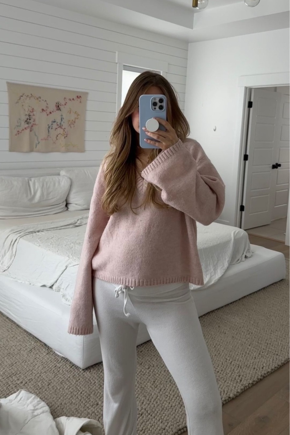 full outfit! such a comfy pink sweater for fall

#LTKSeasonal #LTKHoliday #LTKstyletip