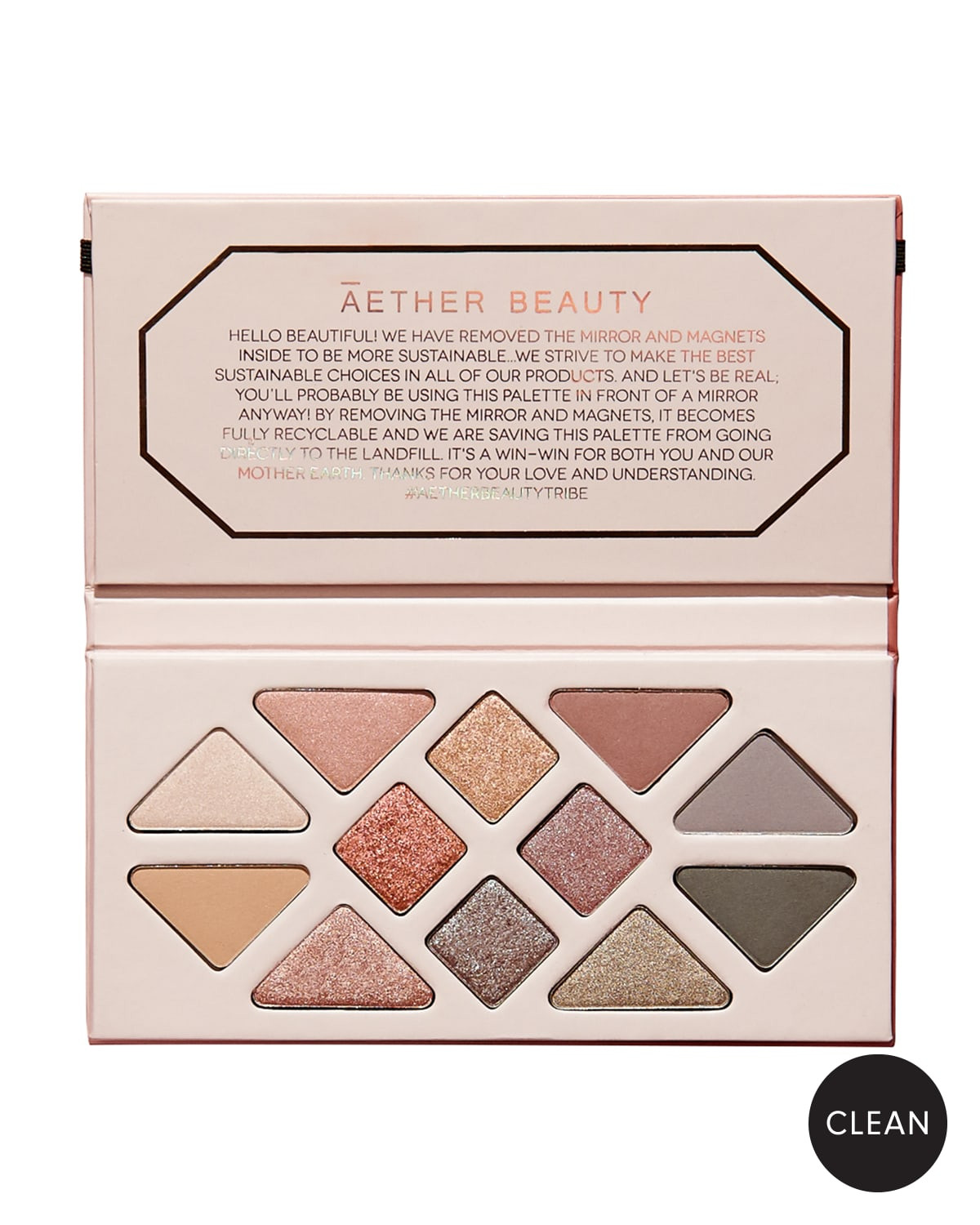 Rose Quartz Crystal Gemstone Makeup Palette | Neiman Marcus