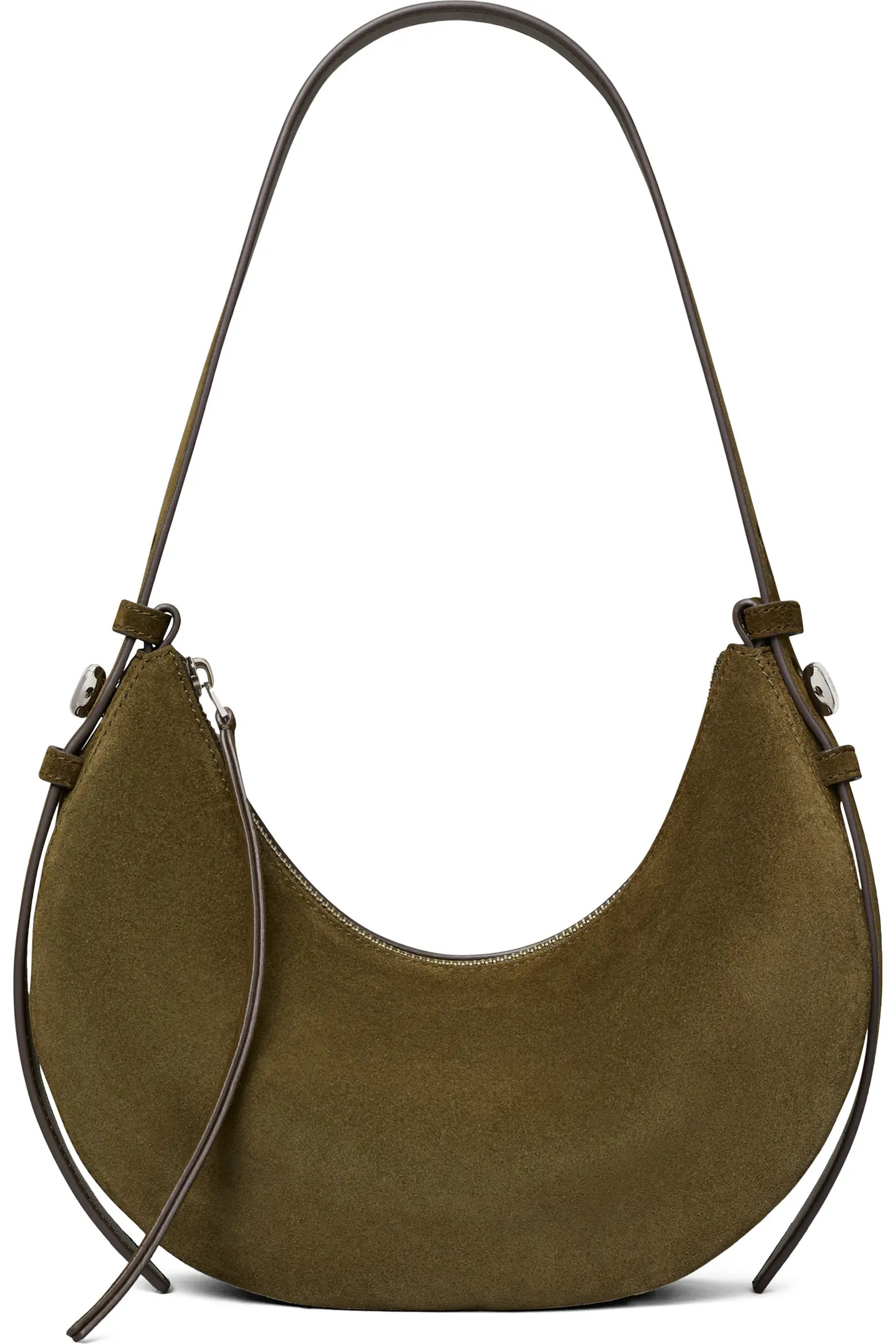 Tory Burch Romy Suede Half Moon Shoulder Bag (Women) | Nordstrom | Nordstrom