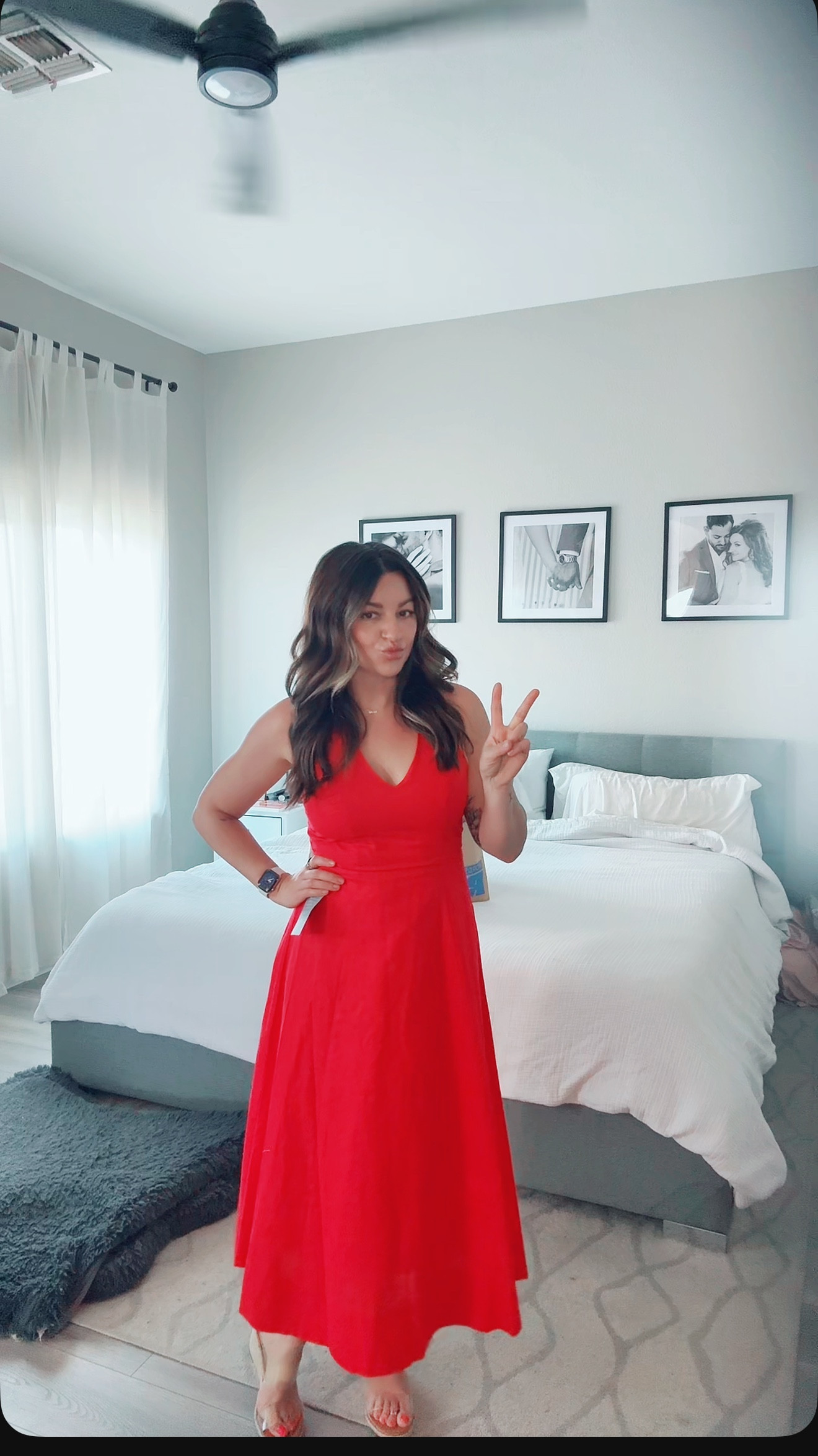 Obsessed with this red dress!!! Perfect for the summer and will make a killer Fourth of July outfit! Wearing a size small. 

#LTKParties #LTKSummerEdit #LTKOver40