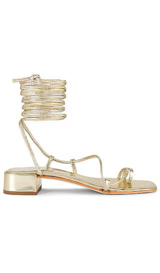 Agate Sandal in Gold | Revolve Clothing (Global)