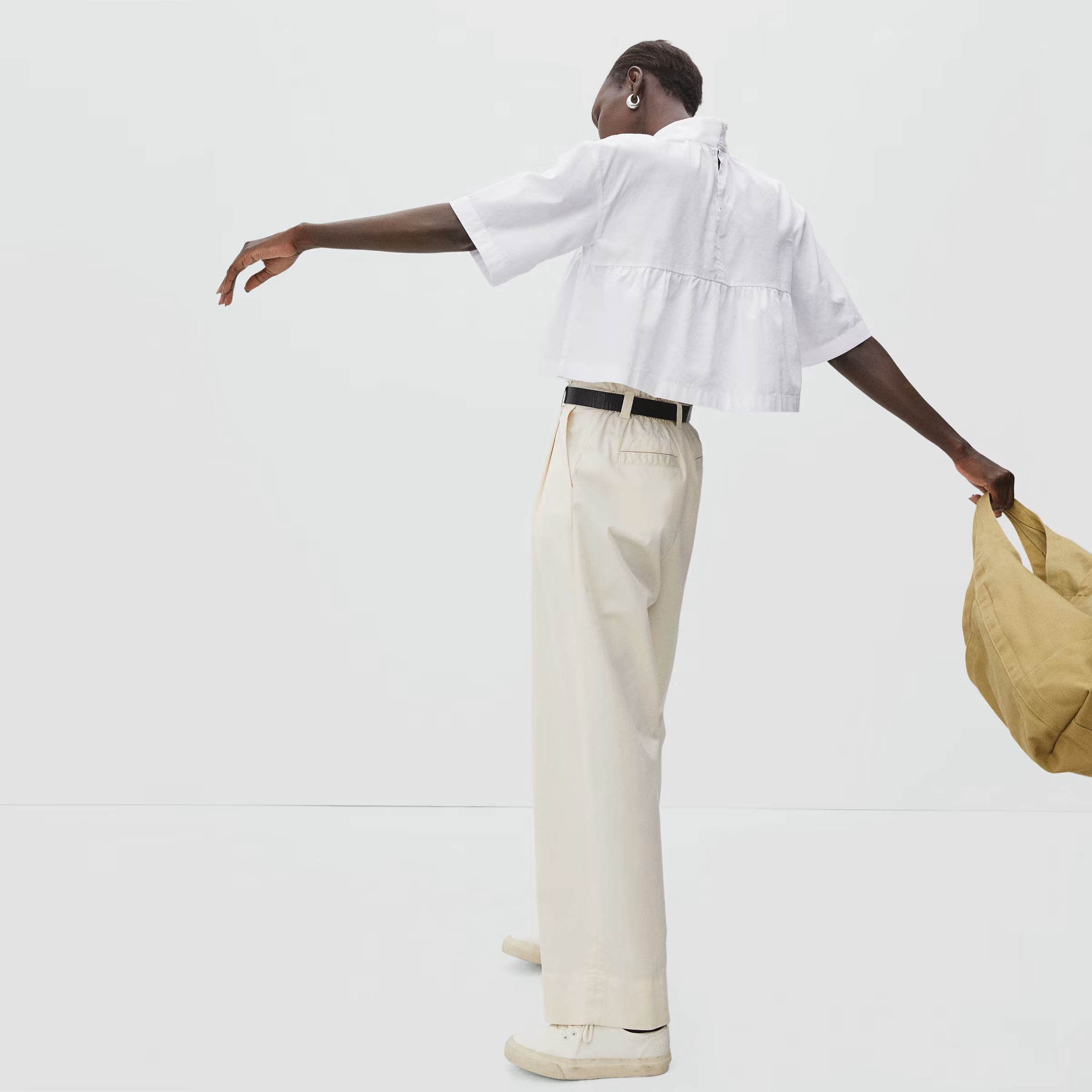 The Tiered Mockneck Top | Everlane