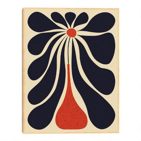 Lazy Flower By Alisa Galitsyna Framed Canvas Wall Art | World Market