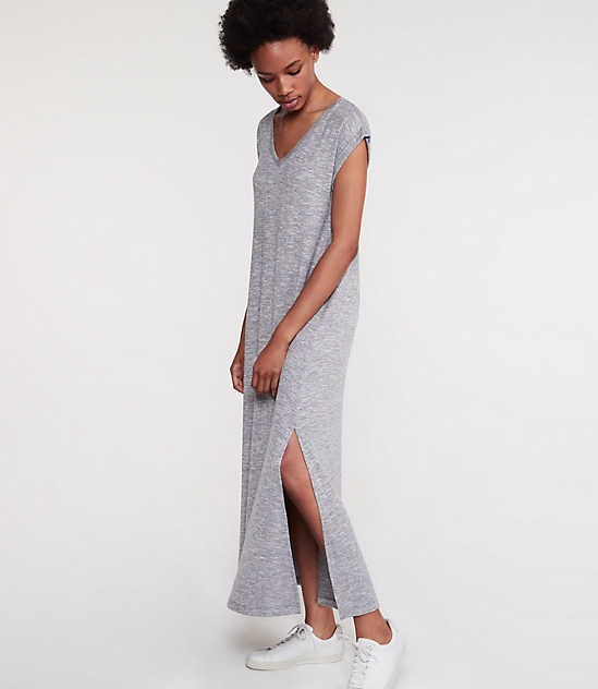 Lou & Grey Brushmarl Maxi Tee Dress | LOFT