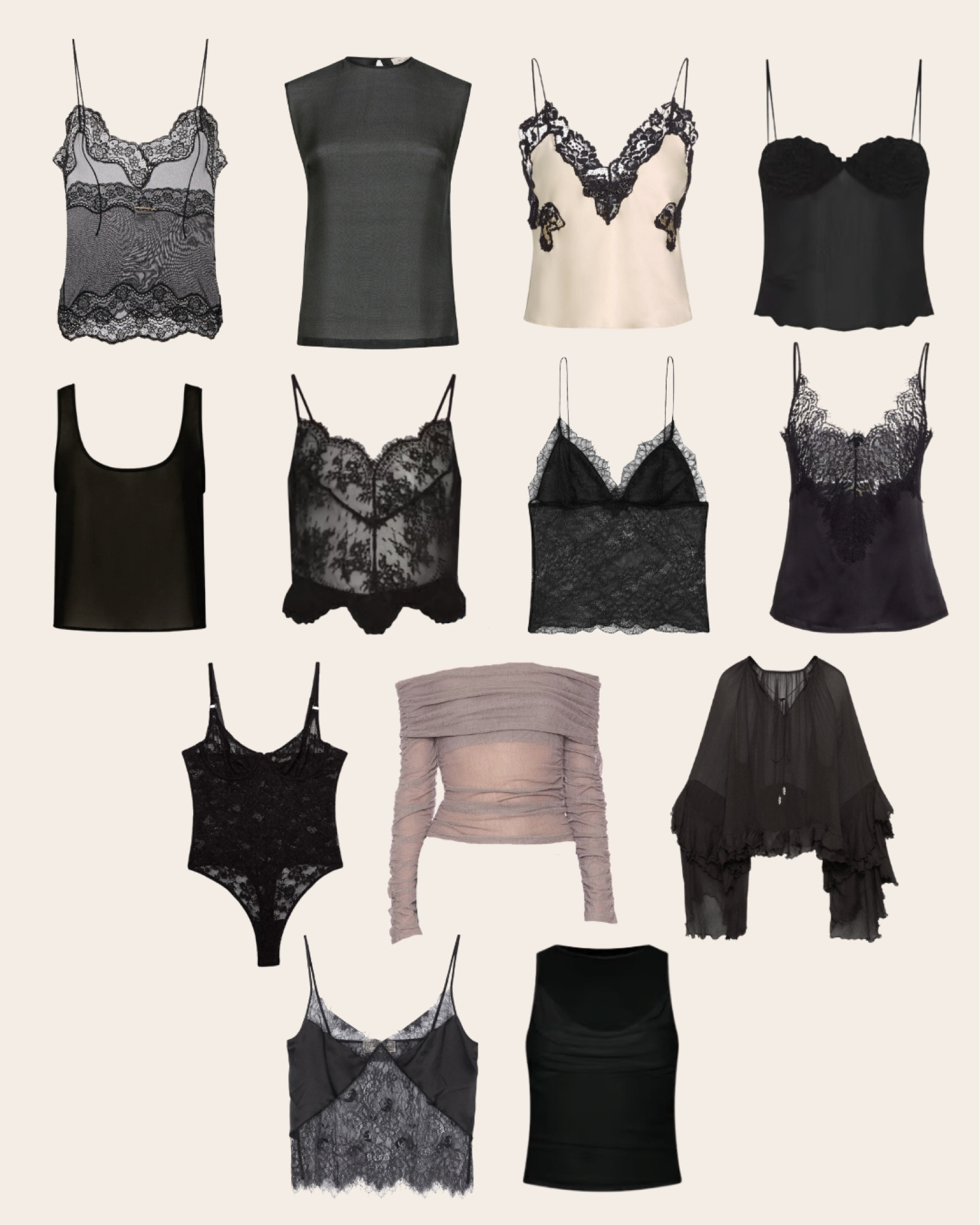 Sheer tops I’m loving right now 🖤