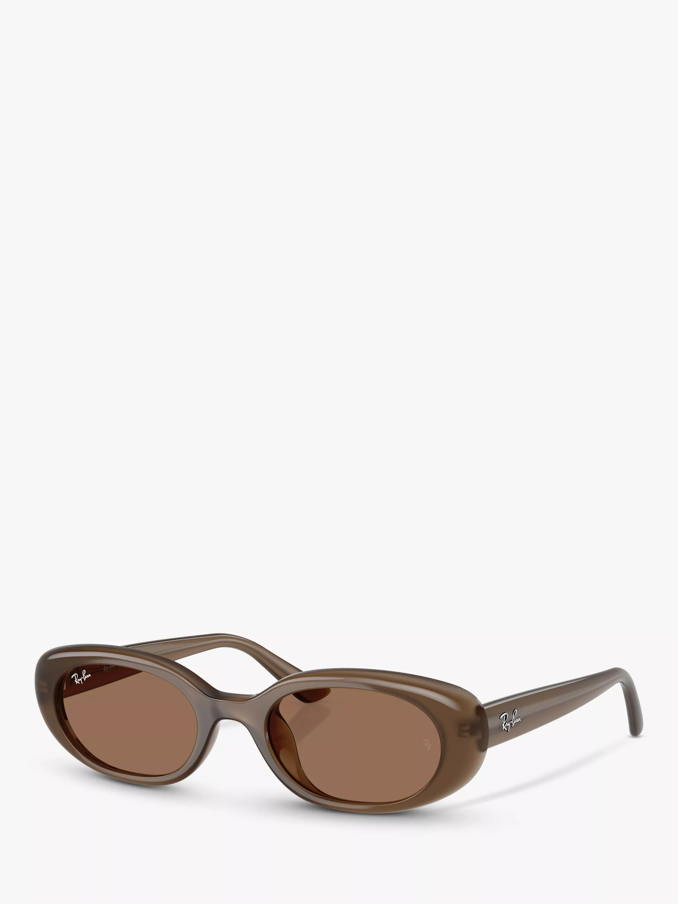 Ray-Ban RB4441 Pillow Sunglasses, Brown | John Lewis (UK)