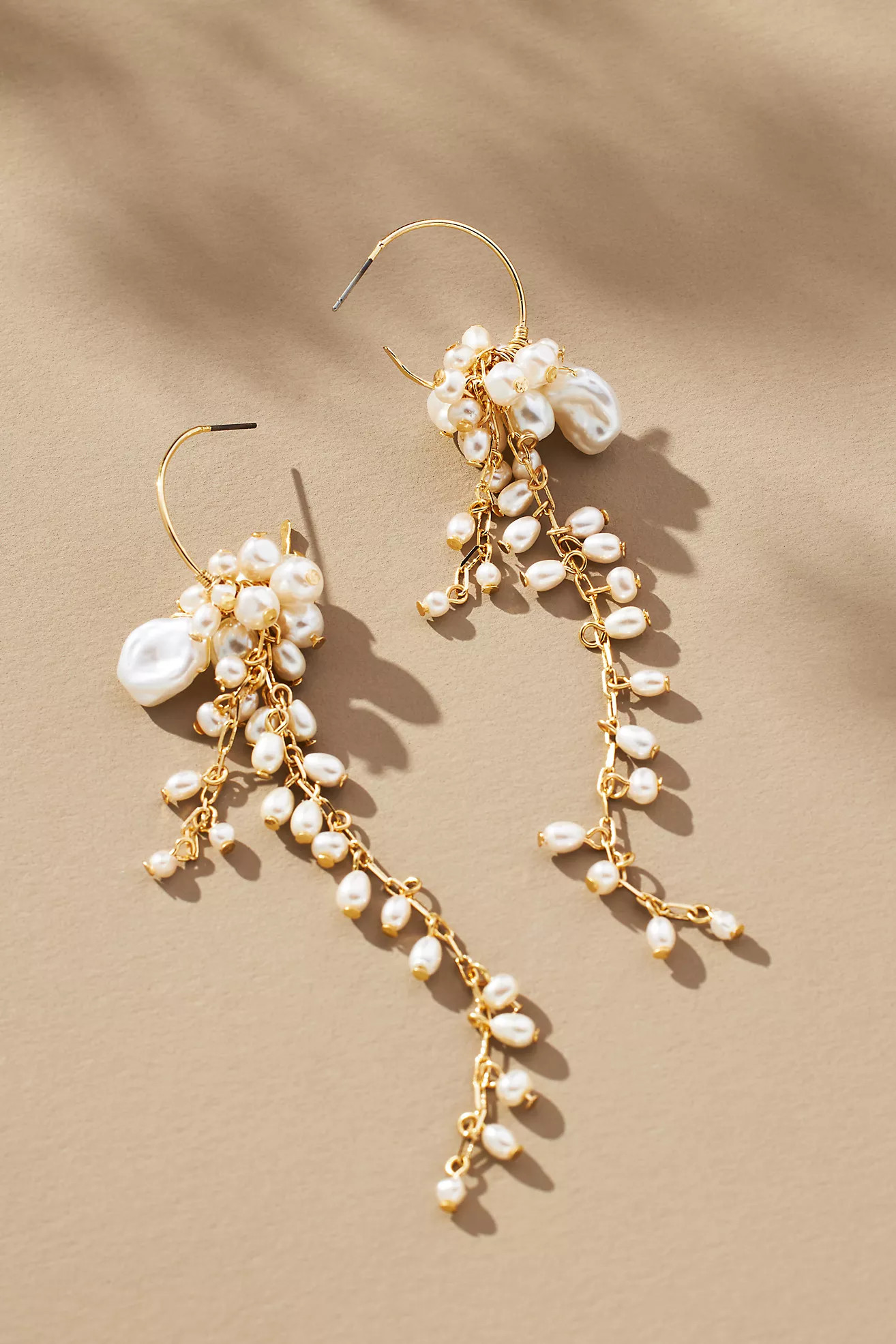 Drippy Pearl Drop Earrings | Anthropologie (US)