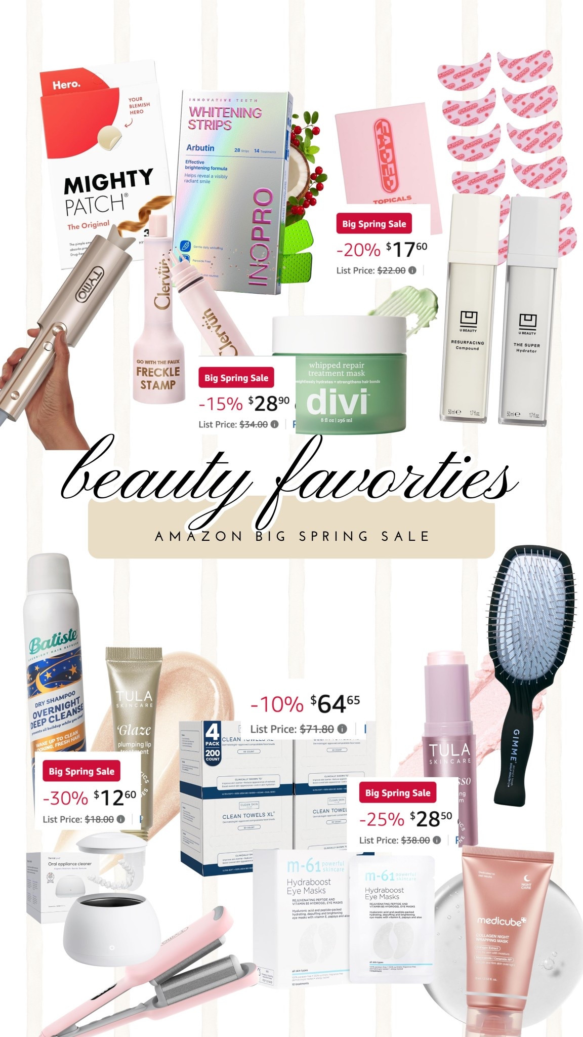 beauty favorites!

amazon spring sale, on sale