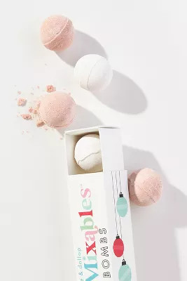 Dabble & Dollop Fizzy Cane Bath Bomb Set | Anthropologie (US)
