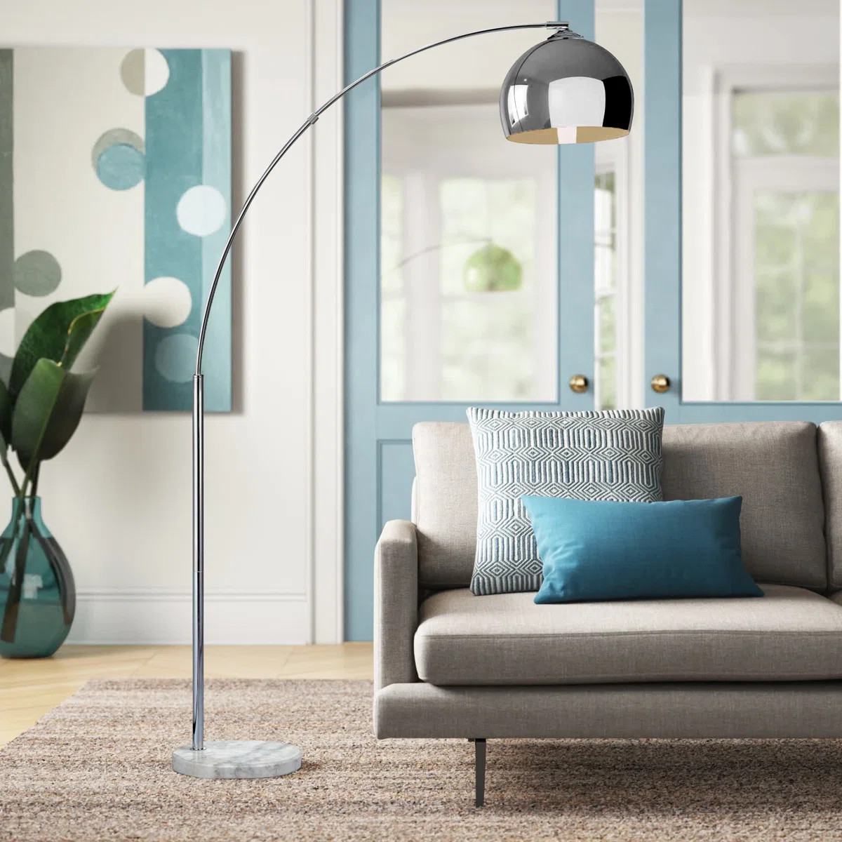 Brandea 67'' Arched Floor Lamp | Wayfair North America