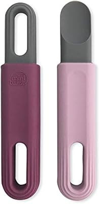 modern-twist Go-Spoon Baby Feeding Spoon Stores, Handle, Set of 2, Lavender/Amethyst | Amazon (US)