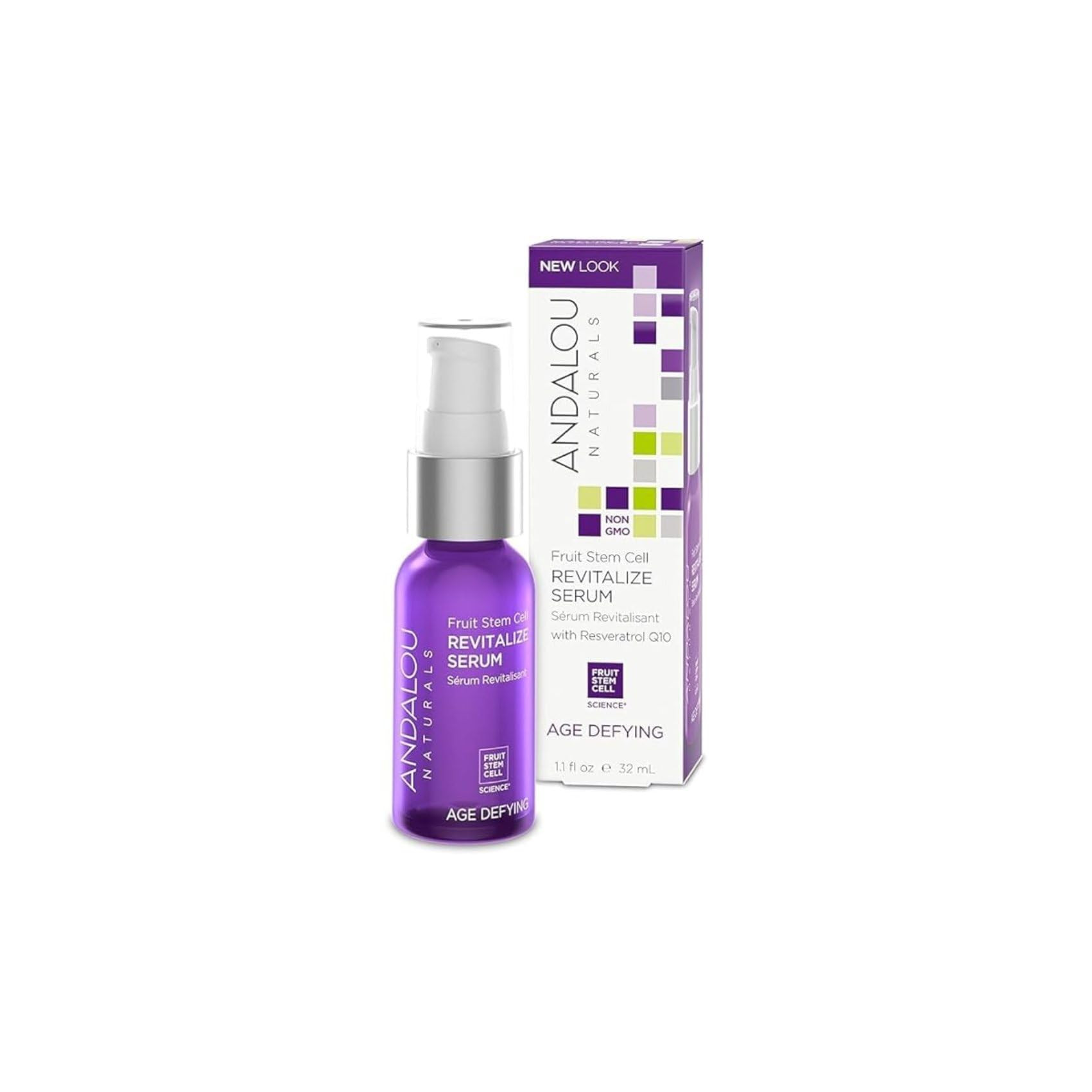 Andalou Naturals Fruit Stem Cell Revitalize Serum, 1.1 Fl Oz | Amazon (US)