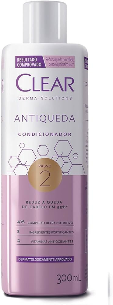 Clear Condicionador Antiqueda Derma Solutions 300Ml | Amazon (BR)