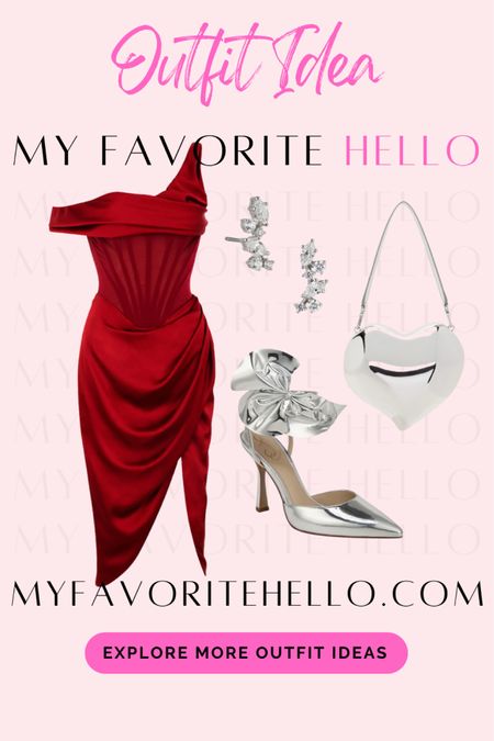 Red hot ❤️

Valentine’s Day outfit. Heart purse outfit with red dress. Red dress outfit for vday date night  #LTKHoliday #reddress #vdayoutfit

#LTKparties #LTKitbag