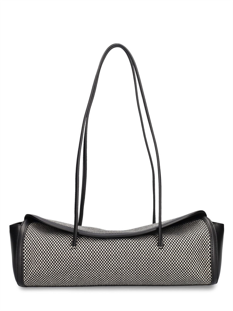 Cannoli cotton & leather bag - Little Liffner - Women | Luisaviaroma | Luisaviaroma