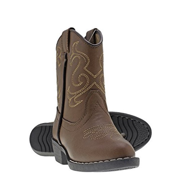 Canyon Trails Lil Cowboy Pointed Toe Classic Western Boots (Toddler/Little Kid) - Walmart.com | Walmart (US)