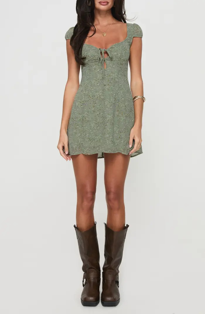 Princess Polly Alora Floral Minidress | Nordstrom | Nordstrom