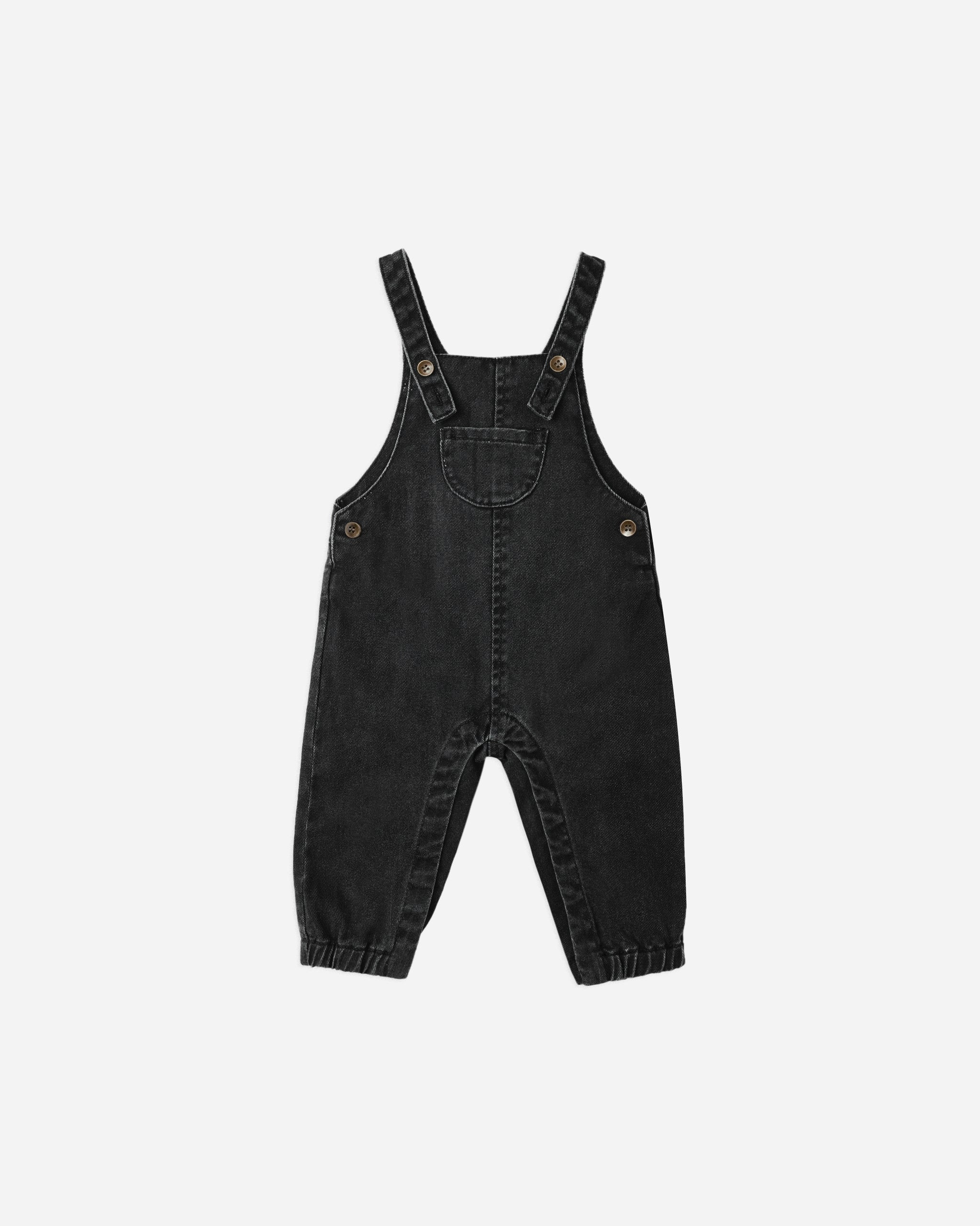 Baby Overalls || Washed Black | Rylee + Cru