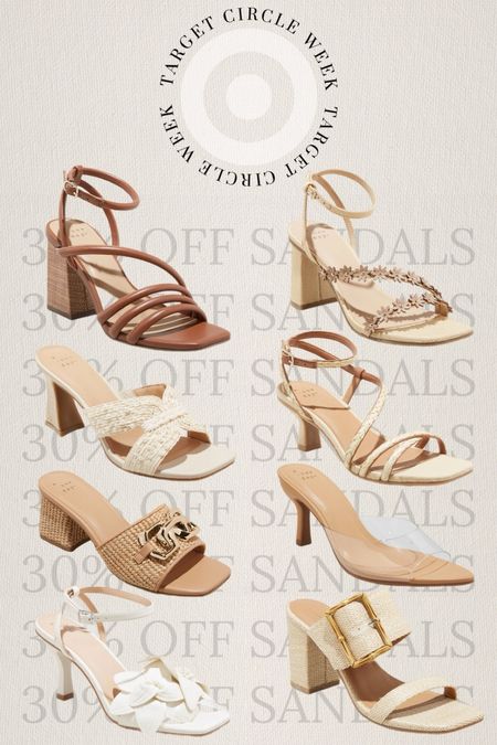 30% OFF sandals + heels at target! (+ for the family) for Target Circle Week! 🎯 These are a few of my favorite styles 😍

Spring Heels, Summer Vacay Outfit, Wedding Guest Dress, Summer Sandals, Spring Wedding, Summer Wedding, Target Style

#LTKxTarget #LTKshoecrush #LTKsalealert