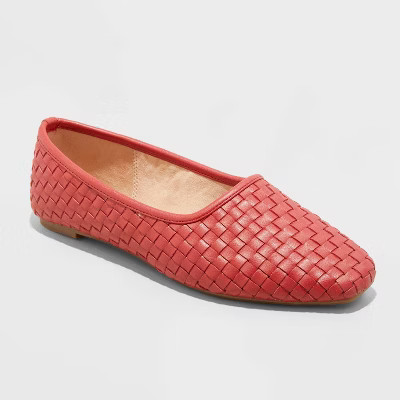 Women's Lorna Woven Ballet Flats - Universal Thread™ | Target