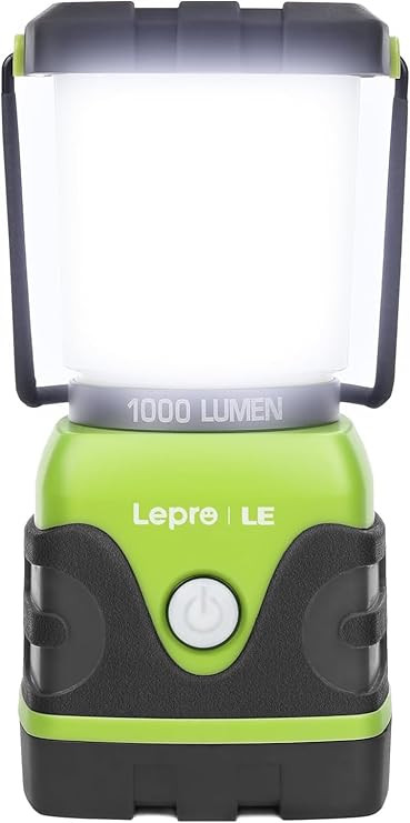 LE 1000LM Battery Powered LED Camping Lantern, Waterproof Tent Light with 4 Light Modes, Camping ... | Amazon (US)