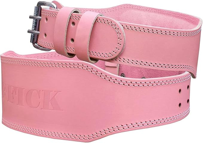 Weight Lifting Belt For Ladies Leather Gym Belts Lower Waist Back Support For Women Men Fitness S... | Amazon (US)