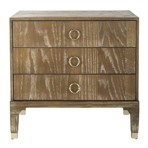 Quincy 3 - Drawer Nightstand | Wayfair North America