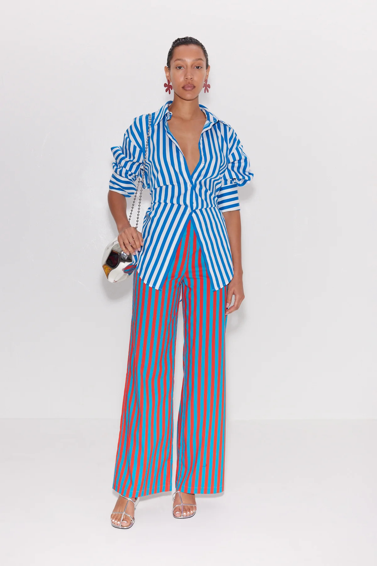 pia striped poplin pant | Simon Miller