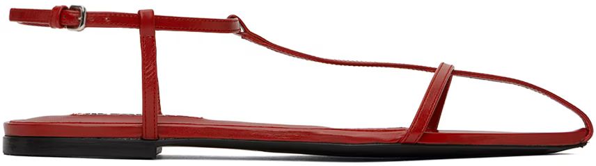 Red Flat Sandals | SSENSE