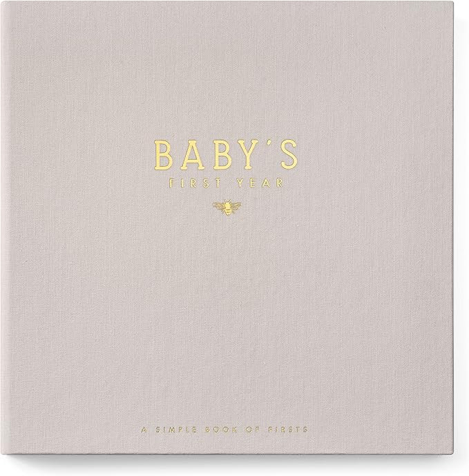 Amazon.com: Lucy Darling Honey Bee Theme Luxury Baby Memory Book - First Year Journal Album Photo... | Amazon (US)