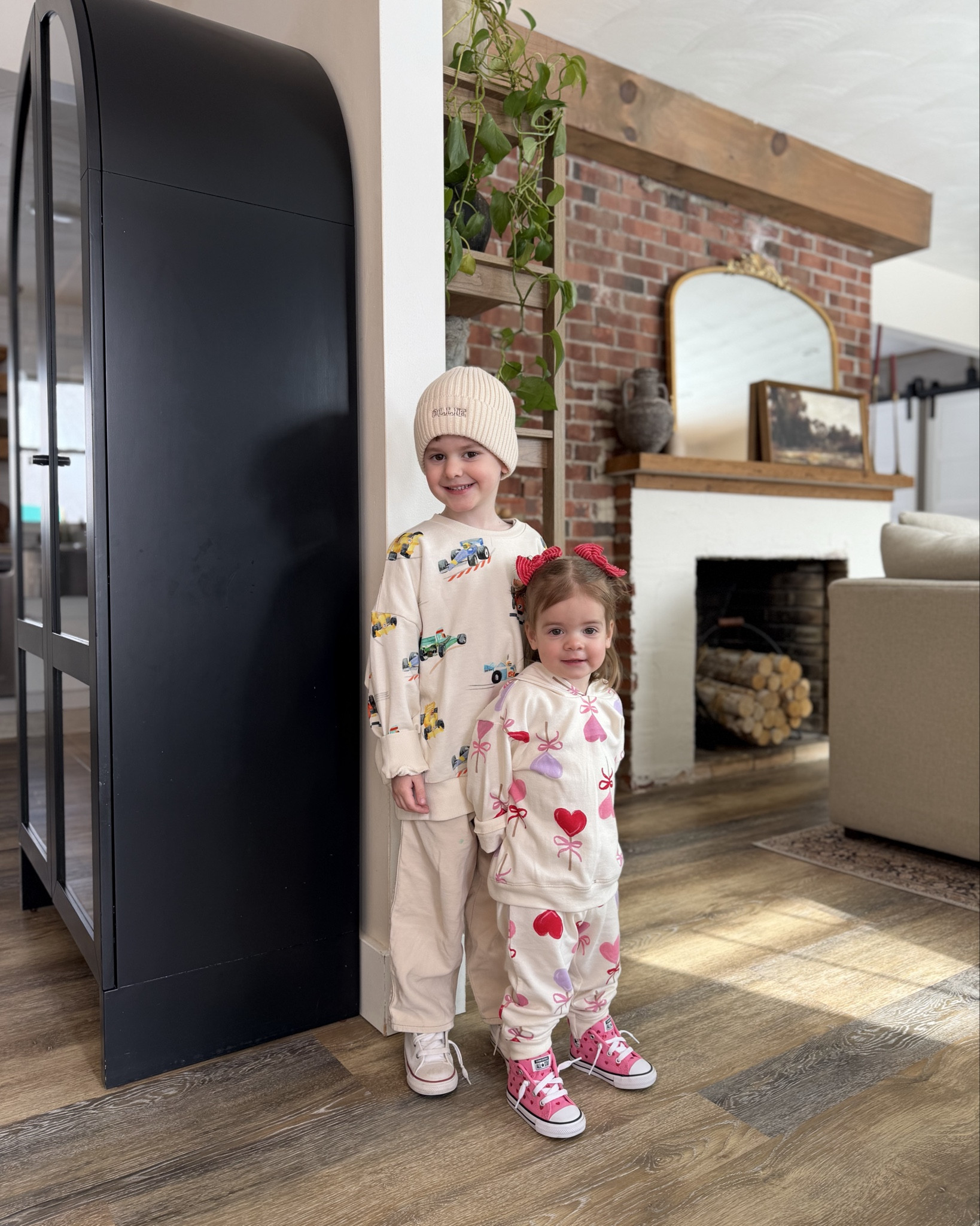 My little cutie pies 🥰🩷❤️ linking both of their outfits here! Ollie loooves this race car sweatshirt! It’s the cutest thing. I do a size up and he def has plenty of room to grow!! Evelyn’s set is so affordable and cute, she’s in a size 2T! 

Walmart kids, toddler sets, Valentine’s Day, valentines set, Next for kids, next toddler 

#LTKValentine #LTKKids #LTKmomlife