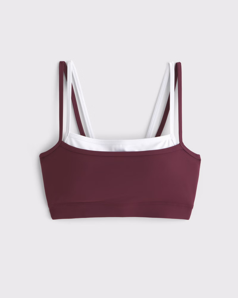 YPB studioFLEX Double-Layered Sports Bra | Abercrombie & Fitch (US)